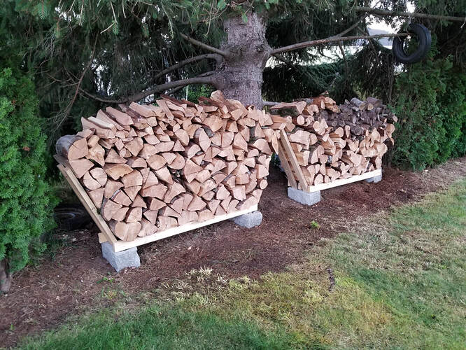 DIY Firewood Rack