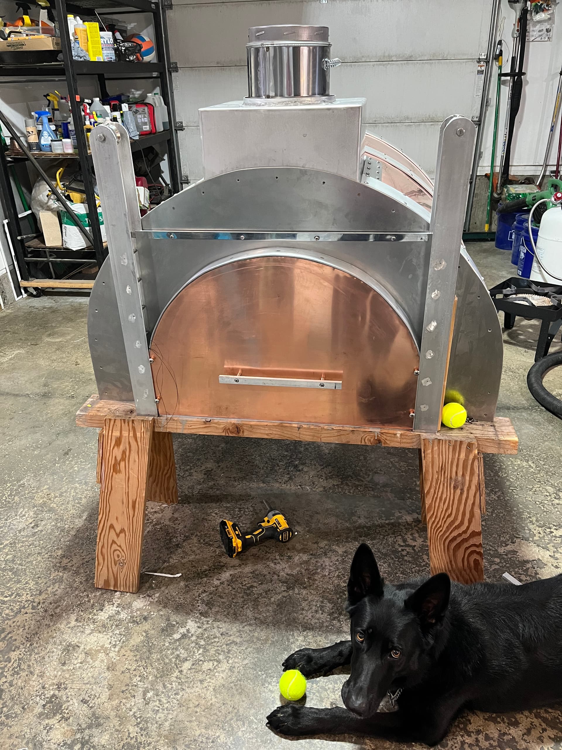 Heavy-Duty Pizza Oven Door for the Mattone Barile Series DIY Brick