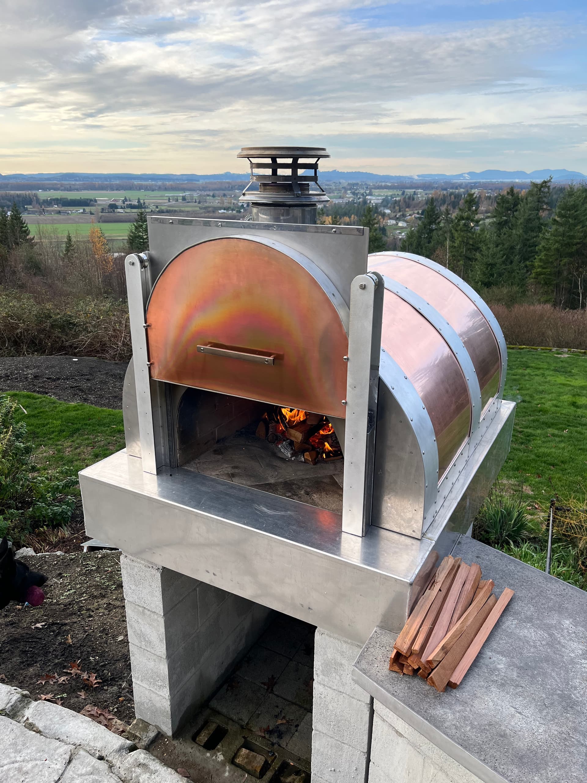 Heavy-Duty Pizza Oven Door for the Mattone Barile Series DIY Brick